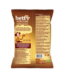 Popcorn Salted Caramel, organic, Bett'r, 60g
