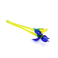 Glasiris - Blau - Länge 18 cm - Handgefertigt