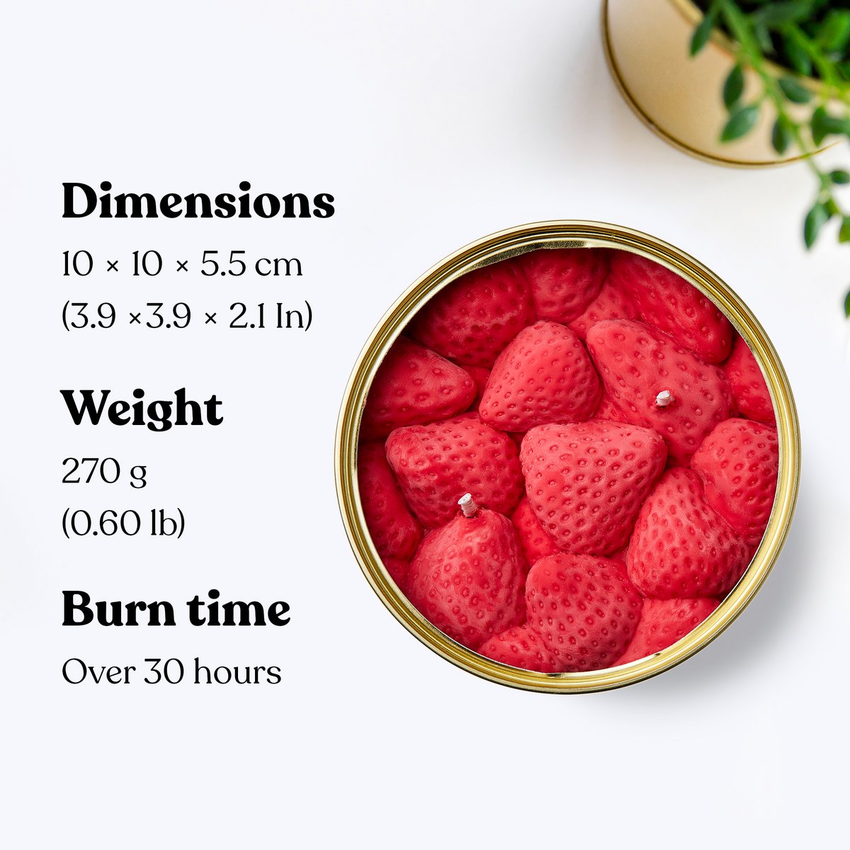 Rijpe Aardbeien Kaars