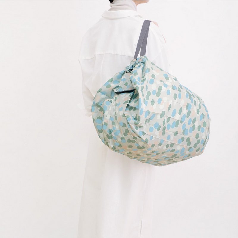 Shupatto bolsa de la compra plegable compacta talla L - Hailstones (Arare)