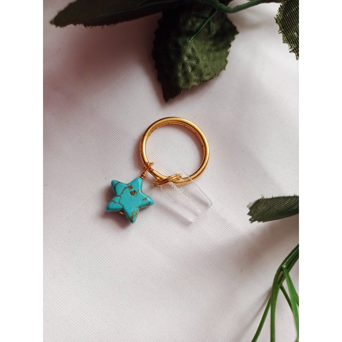 Blue star keychain, keychain accessory, star-shaped keychain, trendy keychain | by lovedbynlanla