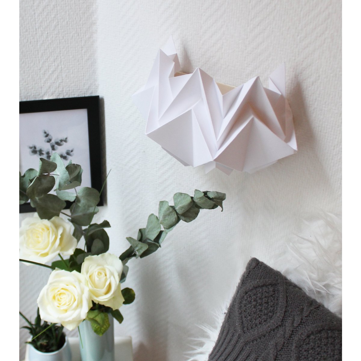 Applique murale Origami en Papier