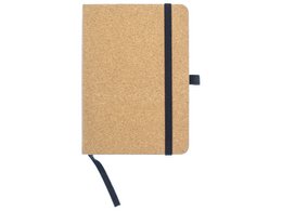 Notebook Kangaro A6 kork linje HC 96 ark 80 gram roomwi med elastik, bånd og penneløkke