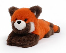 One Love Plush Toy - Red Panda Rusty Orange and Brown