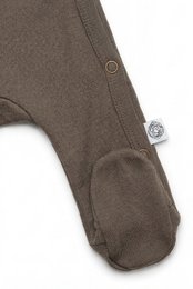 Uld playsuit / romper suit - Merino uld - Valnød