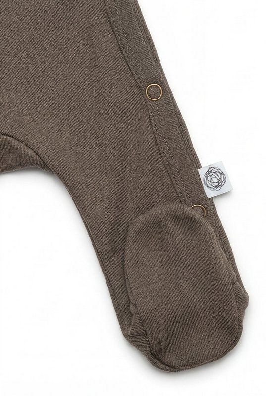 Uld playsuit / romper suit - Merino uld - Valnød