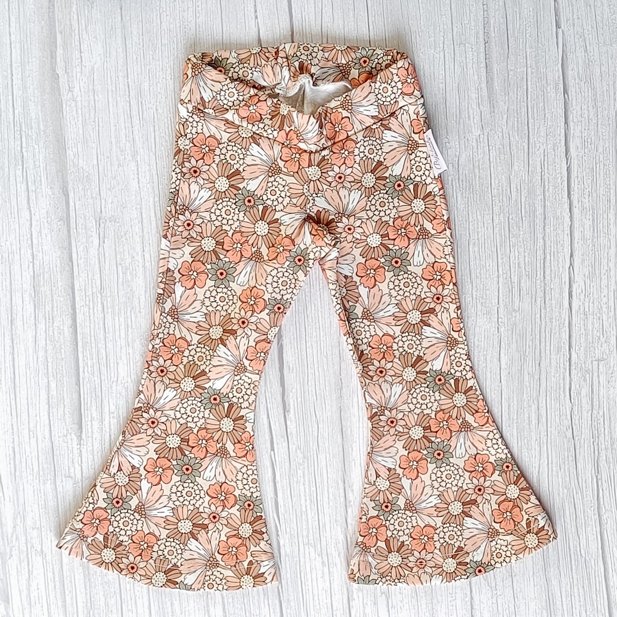 Pantalon Évasé Fleur Joyeuse