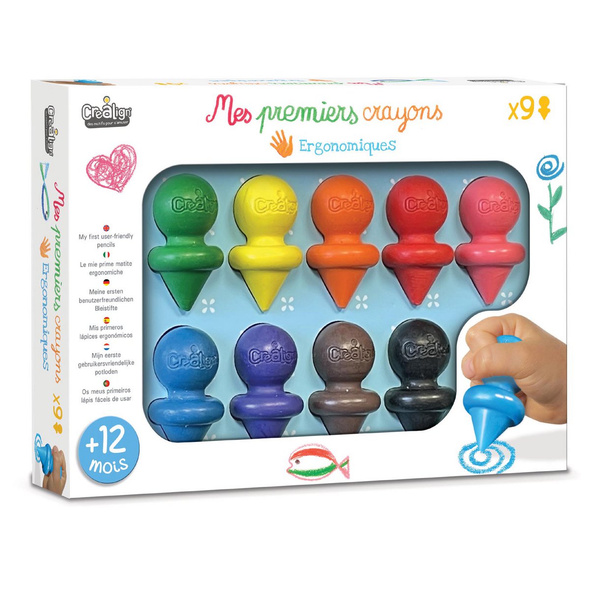 Mijn eerste potloden x9