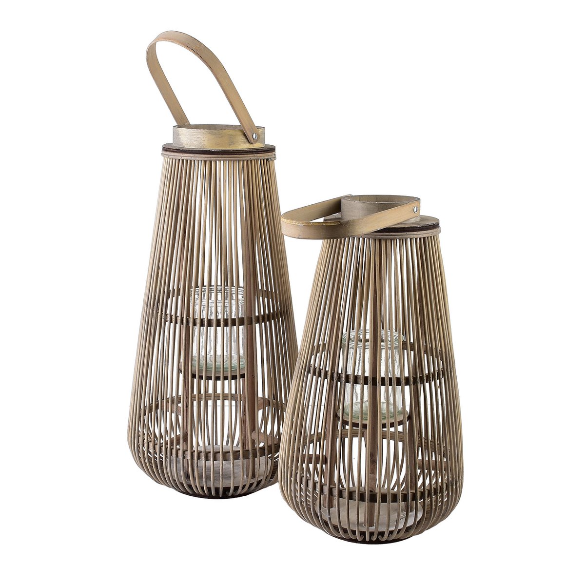 Linterna Lucie Gray 25xH50cm