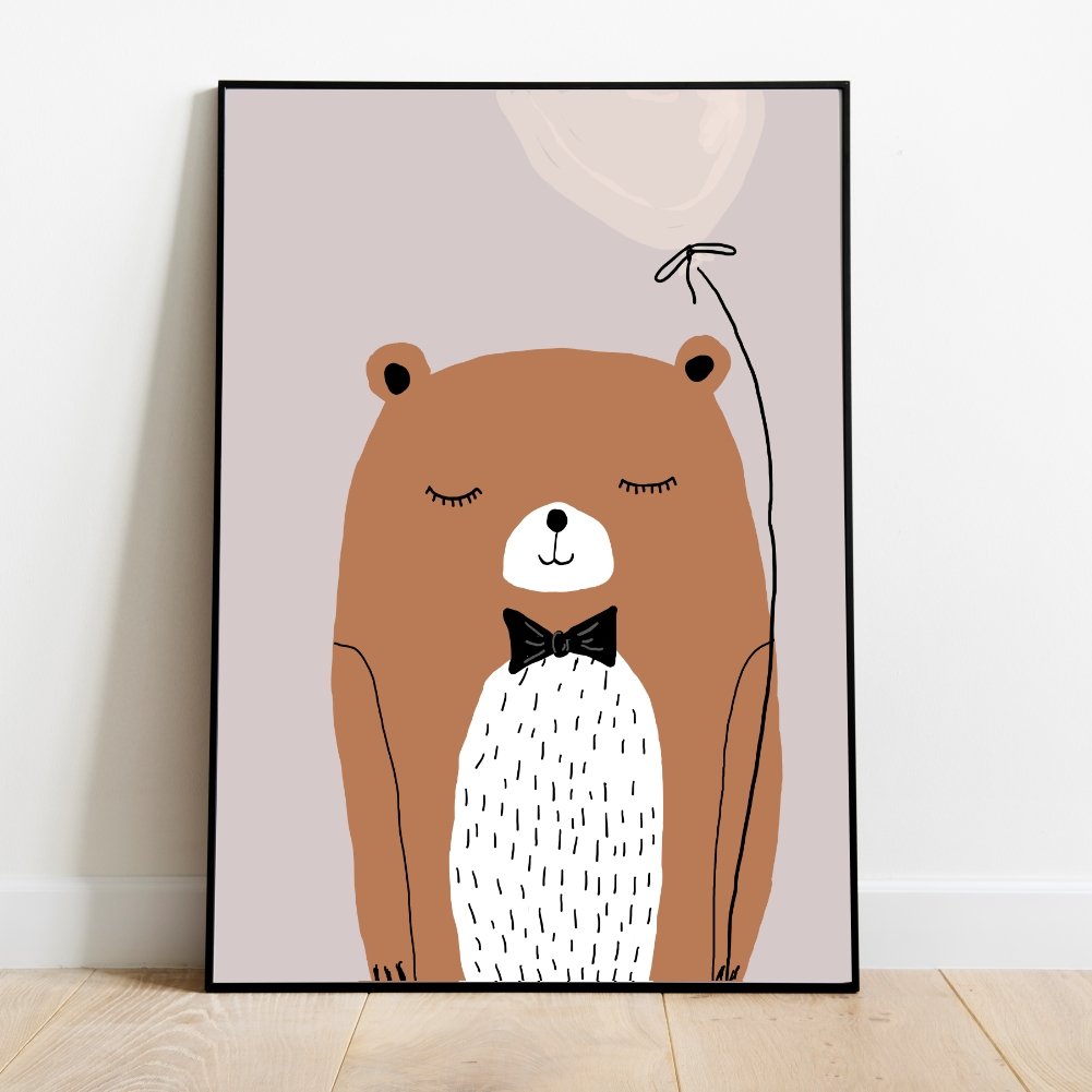Bear poster nursery