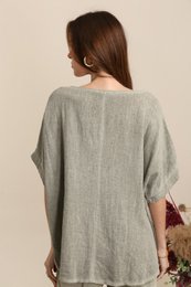 Blusa in lino RIF. 4649