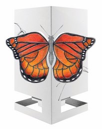CARDLE Butterfly Orange (Bright Butterfly) - Lysestage lykønskningskort