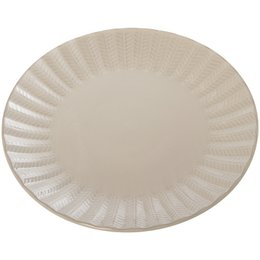 BEIGE KERAMISK ENKEL PLADE _°27X2,8CM CU7319
