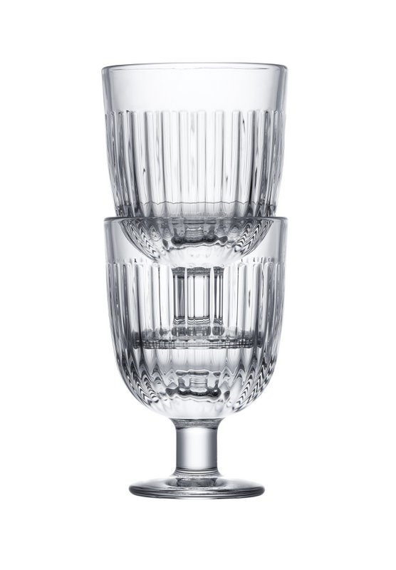 GLASS ON FOOT STACKABLE 22 CL OUESSANT