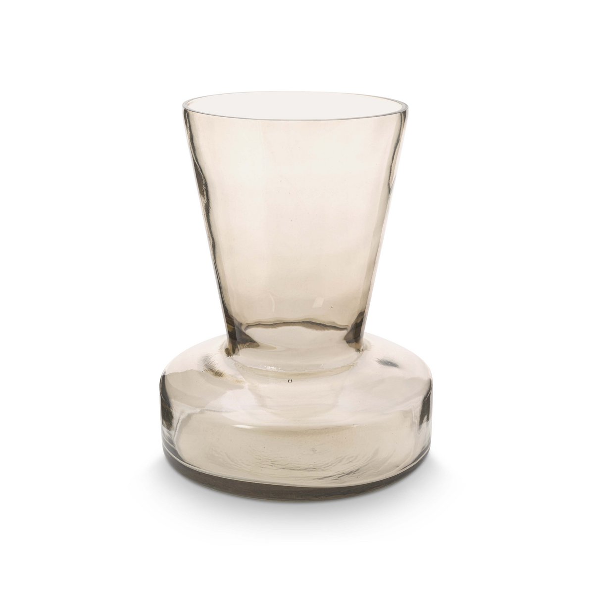 Vase Glass Mirre Sand Trumpet Small 16x19cm