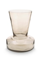 Vase Glass Mirre Sand Trumpet Small 16x19cm