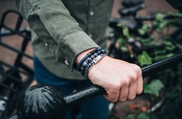 Stålarmbånd 8mm - Luther kollektion