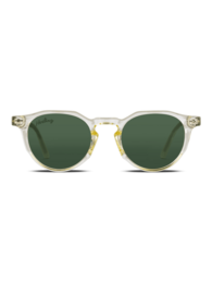  Stylish round sunglasses in a variety of colors including classic crystal, jet black, amber honey, urban sunset, mountain blaze, tropical horizon, and sahara ember. Crafted with a modern, retro-inspired design.
