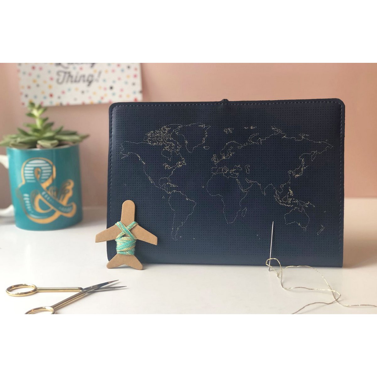 Cahier de voyage Stitch Navy