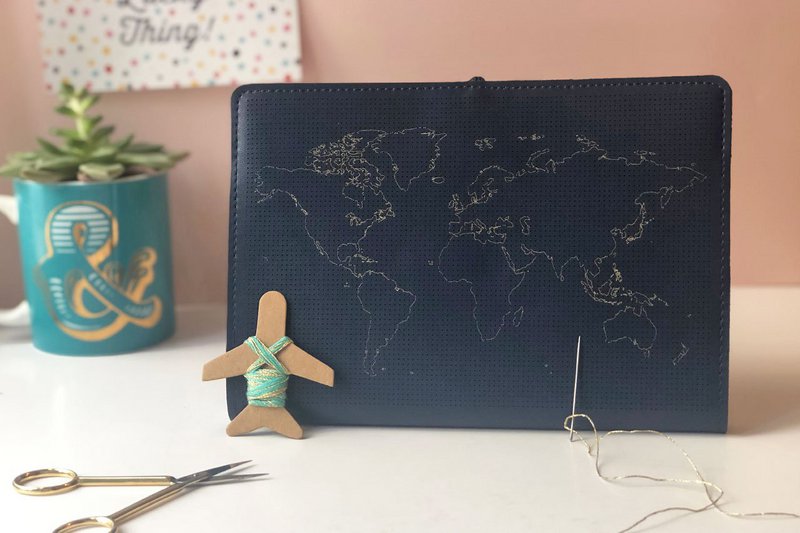 Stitch Travel Notebook Navy