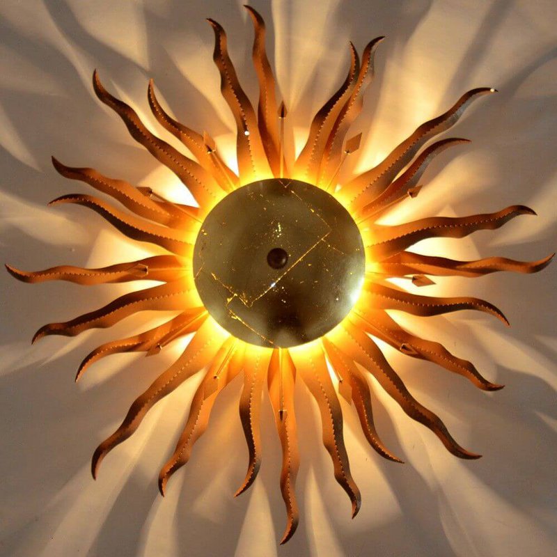 s.luce Diator XL handgesmeed zonneroest en gouden kleuren