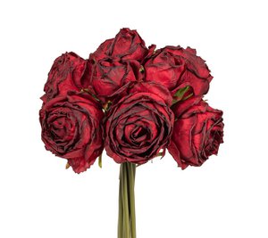Rosenstrauß rot