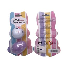 Lot de 2 gloss à lèvres dans une boîte Lapin de Pâques