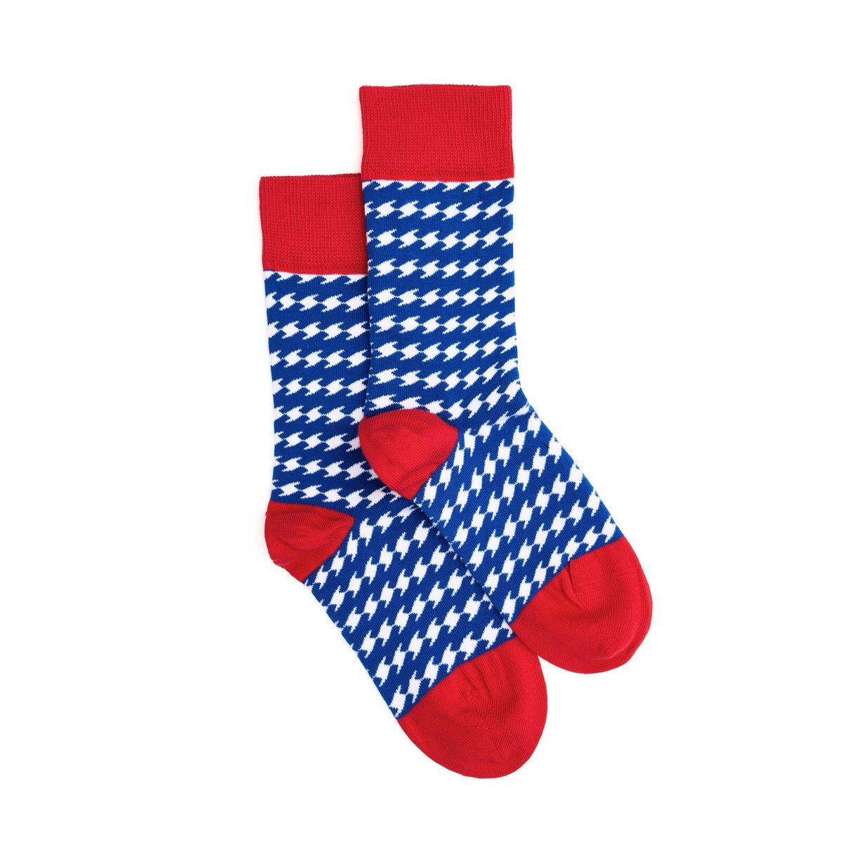 Bio Socken Hahnentritt - Bunte Socken mit Hahnentrittmuster