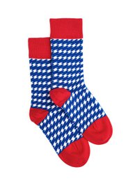 Bio Socken Hahnentritt - Bunte Socken mit Hahnentrittmuster