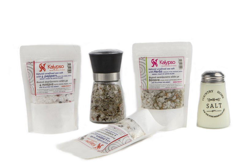Natural Unrefined Sea Salt with Lemon Balm
