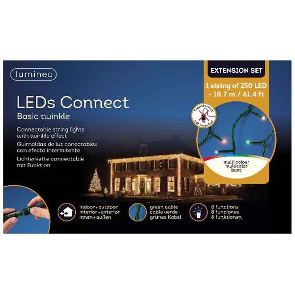LEDs verbinden Basic Twinkle KLEUR 18,7m