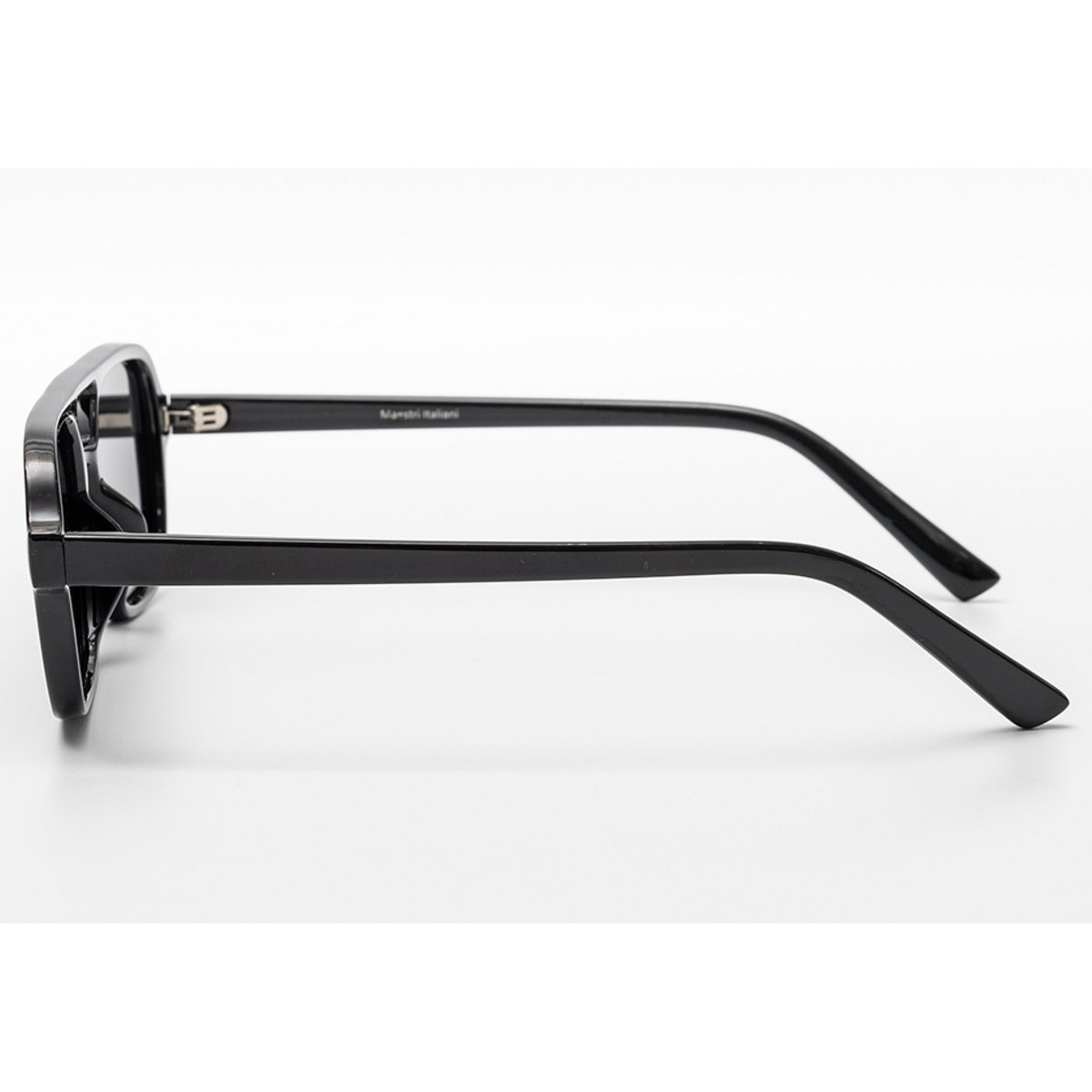 Gafas de sol unisex cuadradas negras UV400 – Minimal Everyday Eyewear