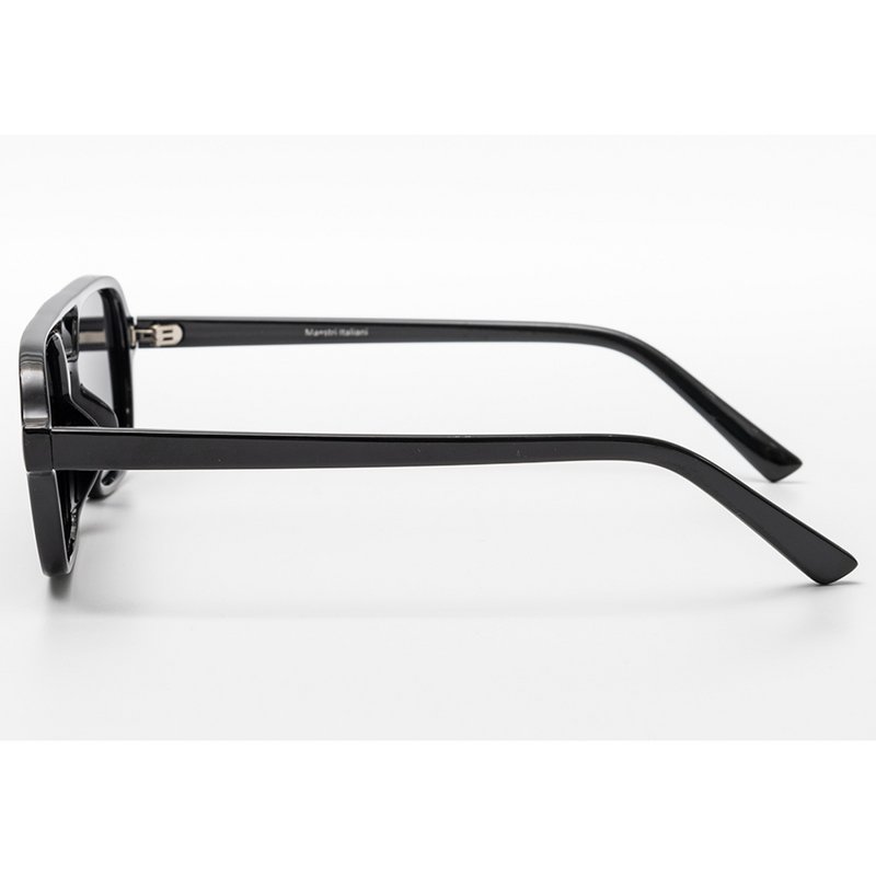 Black Square Unisex Sunglasses UV400 – Minimal Everyday Eyewear