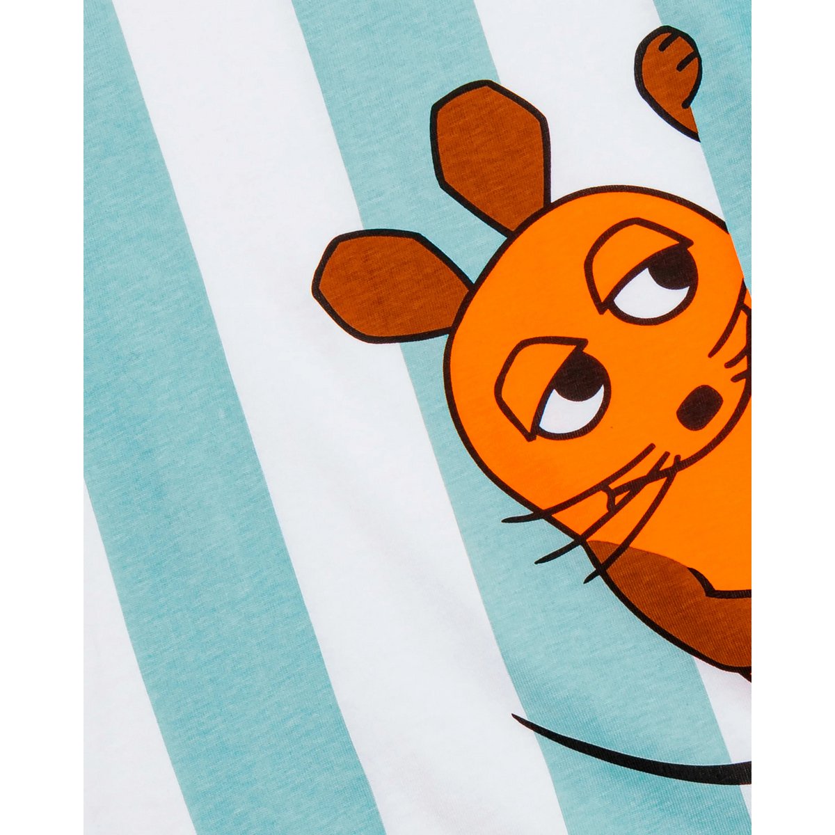 KOAA-The Mouse "Look" Stripes-T-shirt hvid/grøn