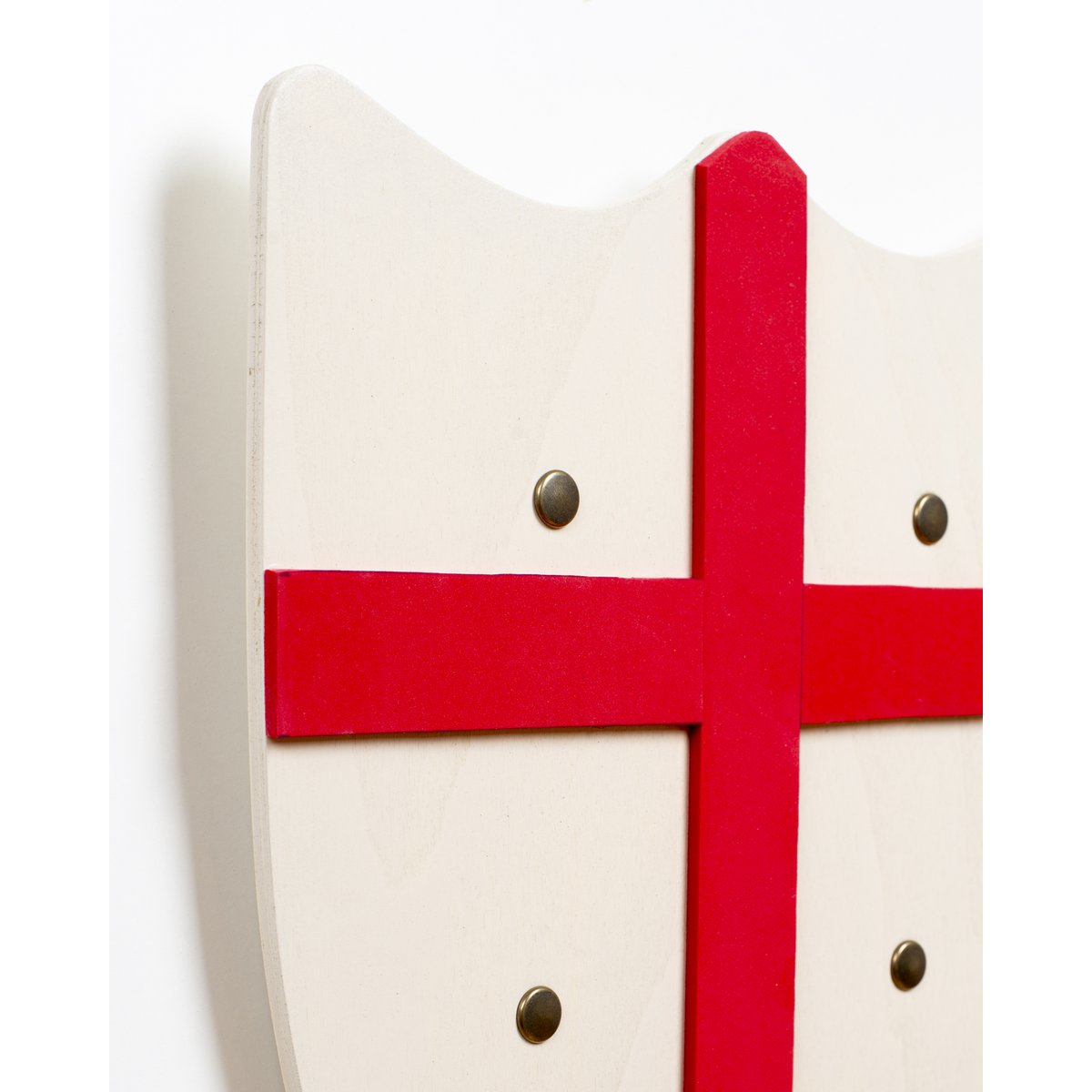 Shield Histrik L White avec Saint George Cross - ST584