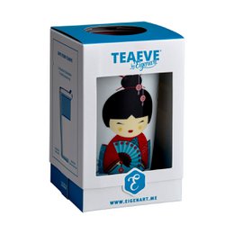 porcelain mug TEAEVE® "Little Geisha red"