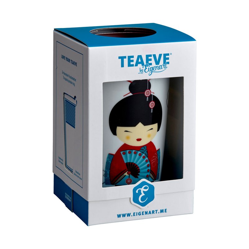 porcelænskrus TEAEVE® "Lille Geisha rød"