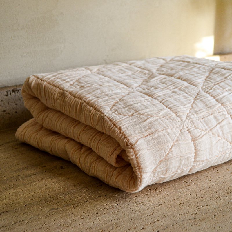 Bobbie Cream Pink Decke