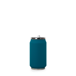 280ml insulated tin can in a soft blue color, suitable for travel and outdoor use.