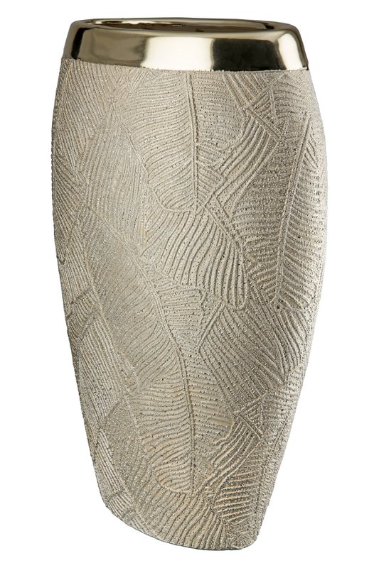 Vaso largo in ceramica "Cascade"