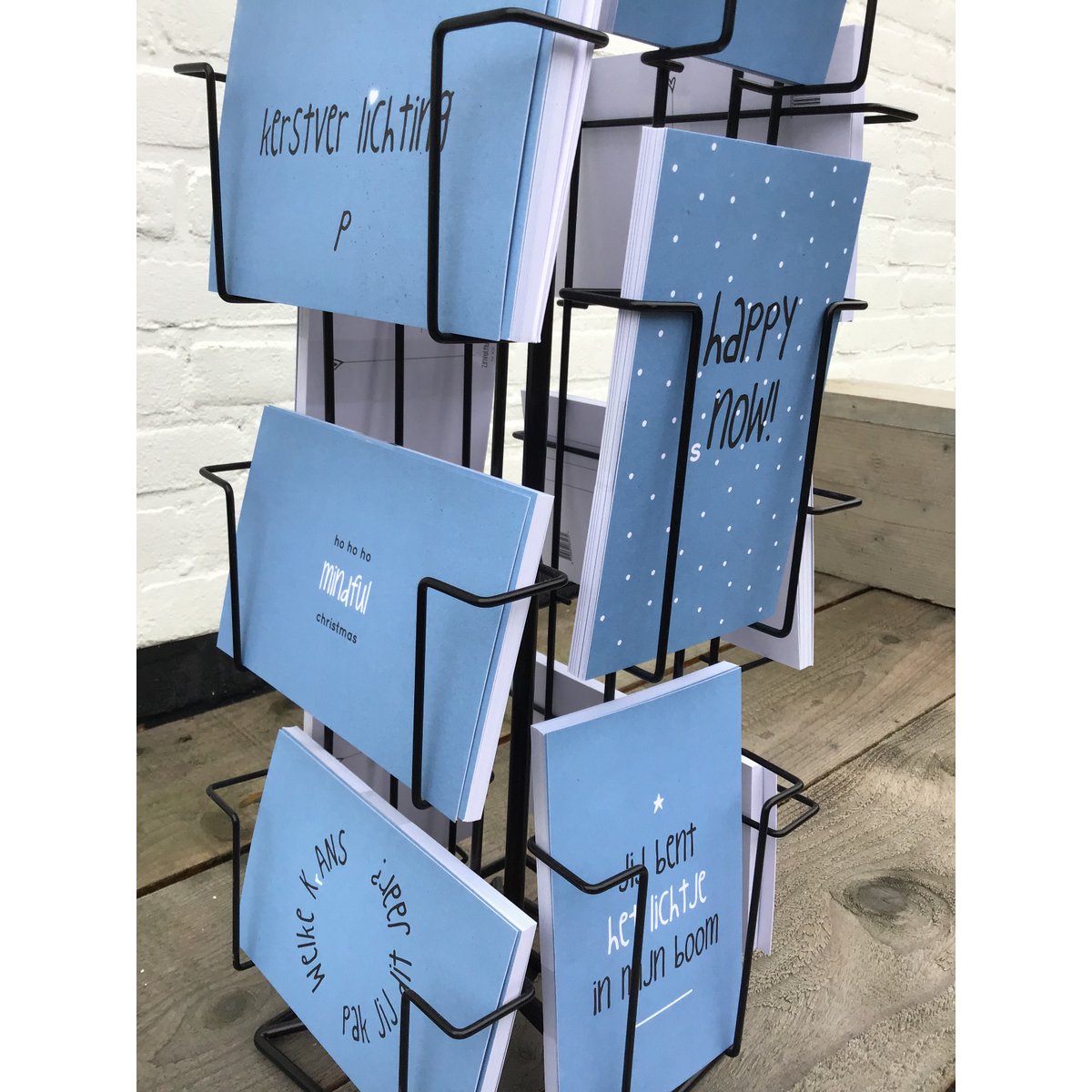 Display met Papieren Wensen KERST en NIEUW