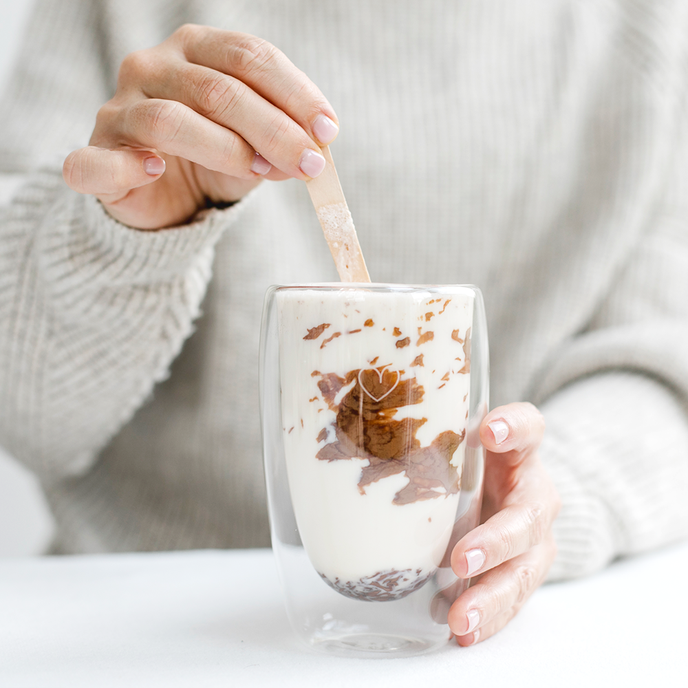 Drinking chocolate marshmallow