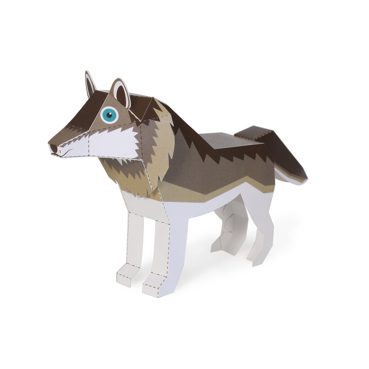 Jouets en papier animaux des bois