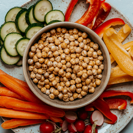 Crunchy chickpeas sea salt
