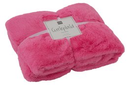 J-Line blanket Cutie - polyester - pink