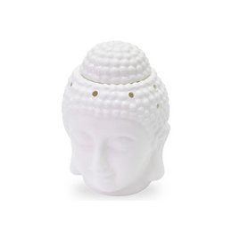 Keramisk Buddha hoved parfumebrænder