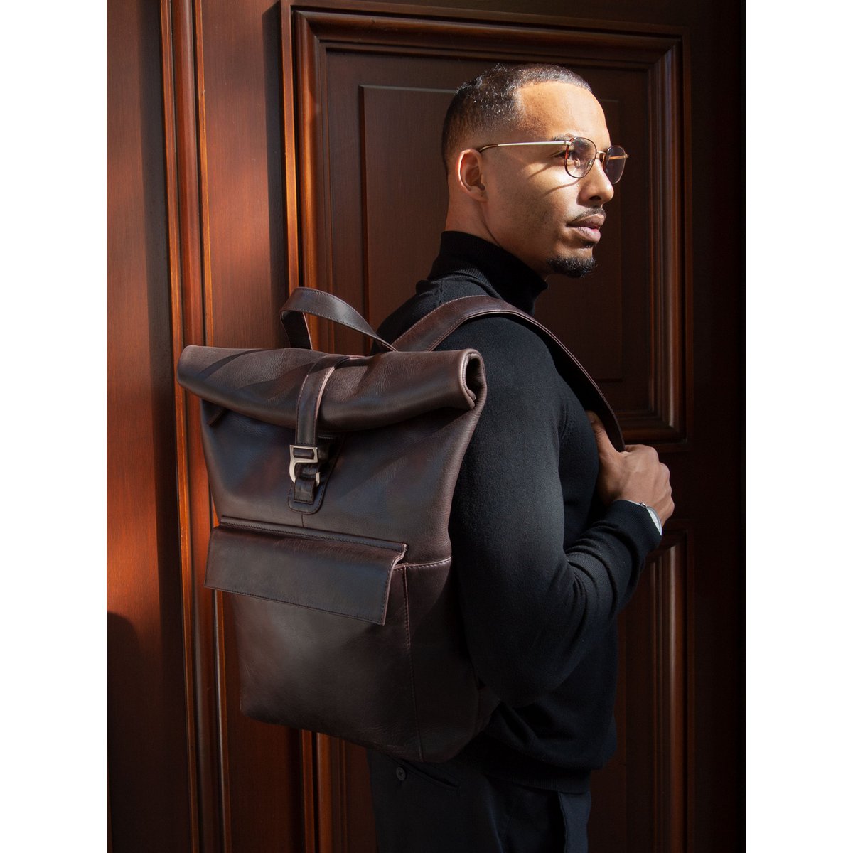 Backpack POLIS Chocolate