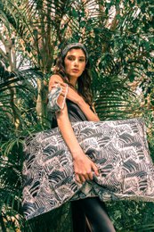 Zebra print silke pandebånd