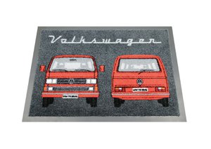 Volkswagen VW T3 Vanagon Bus Fußmatte – vorne/rot