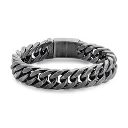 Frank 1967 Steel 7FB-0358 Bracciale in acciaio - 19,5 cm - Color argento / Grigio